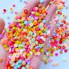 100Pcs  New 6Mm Kawaii Cute Mixed Flowers Flat Back Resin Cabochons Scrapbooking Diy Jewelry Craft Decoration Accessorie A41