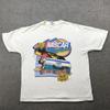 Vintage NASCAR Shirt Mens XL White Racing Graphic Tee T-Shirt Stock Car 90s