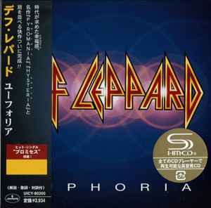 CD DEF LEPPARD  Euphoria SHMCD UICY80350  2023 Japan Obi Rock