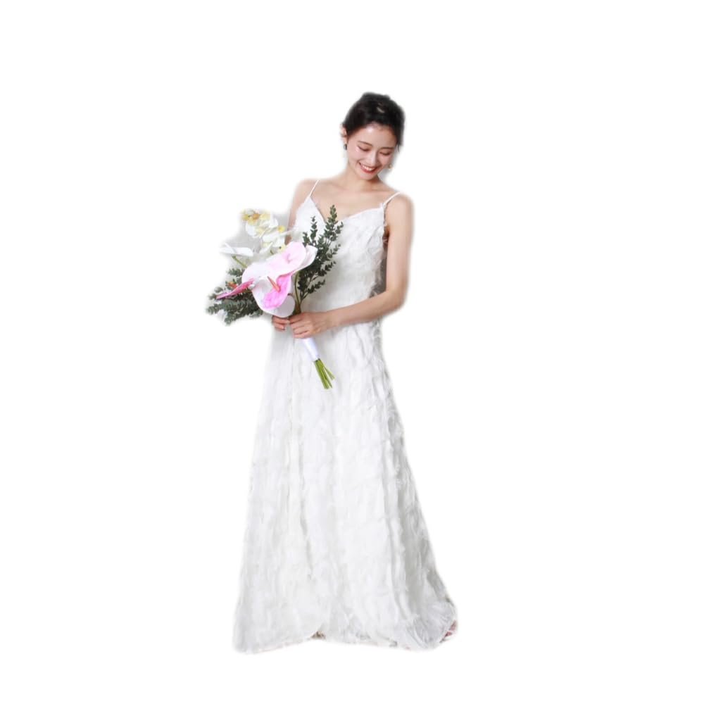 

Feather Camisole Dress [futari iro] (S, White)