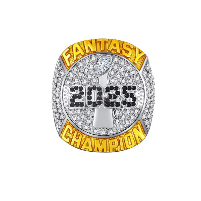 

2025 FFL Fantasy Football Championship Ring Wooden Box