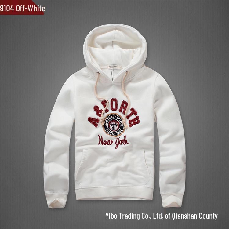 

2025 Men s Autumn/Winter Fleece-Lined Thick Hoodie - Teen Sports Casual Trendy Outerwear Size XS