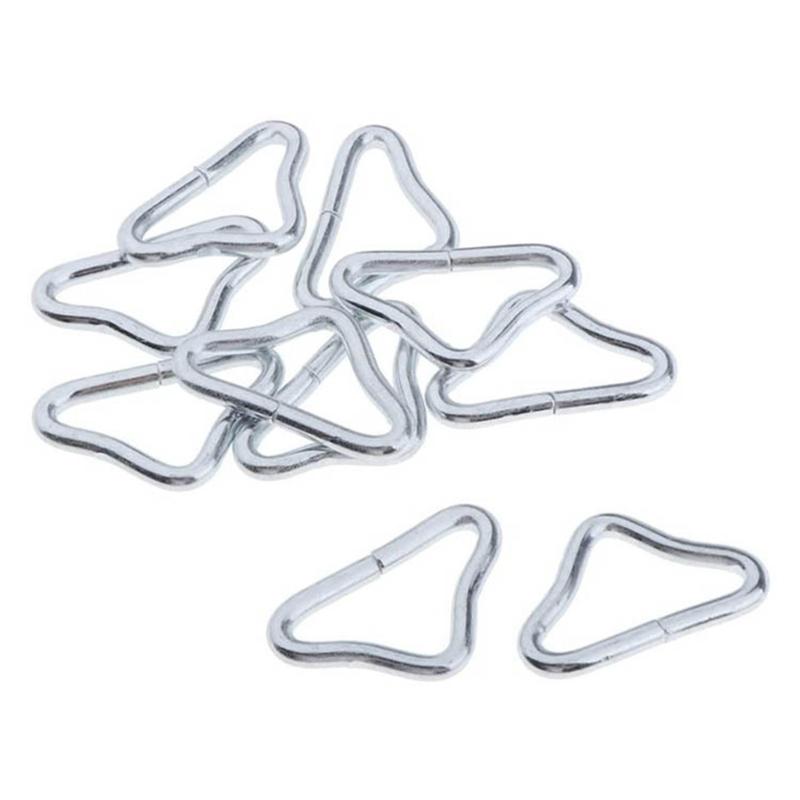 5 Stück Trampolin-Schnalle Dreieckige Ringe Trampolin-Befestiger für Trampolin-Reparatur Trampolin-Dreieckige Ringe Schnallen-Verbinder