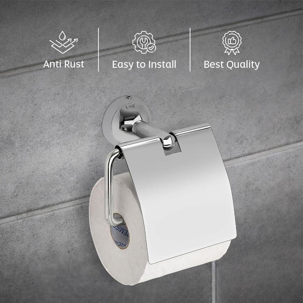 Porte-rouleau de papier toilette pour salle de bain, Porte-papier toilette en acier inoxydable 304 pour salle de bain, Porte-rouleau de papier toilette pour salle de bain
