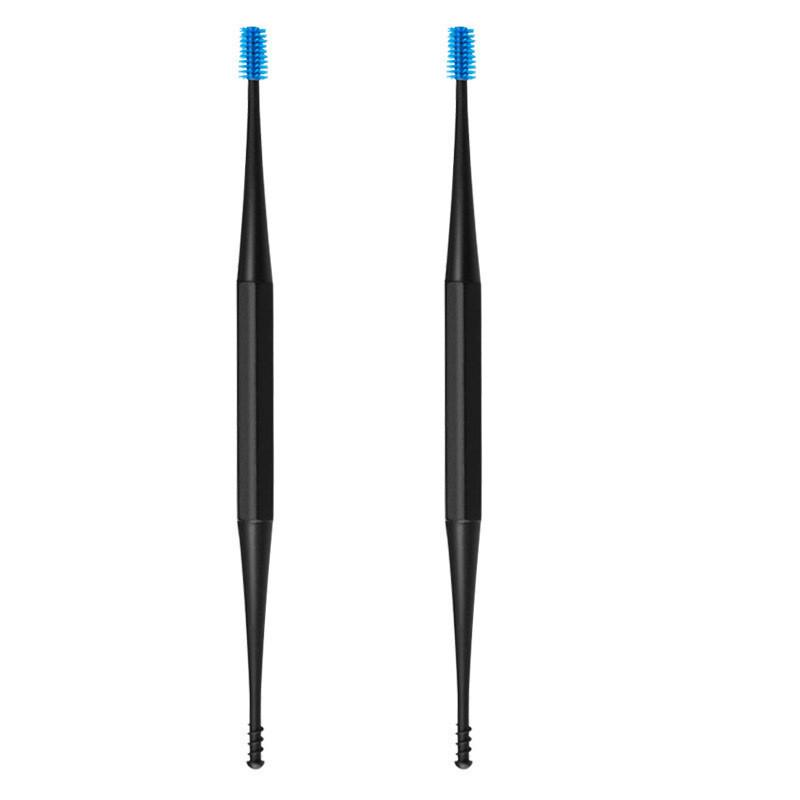 2pc Spiral Ear Spoon, Double Headed Rotating Ear Digging Spoon, EarPicking Tool, Double-Ended Earpick, Clean Ear Safety