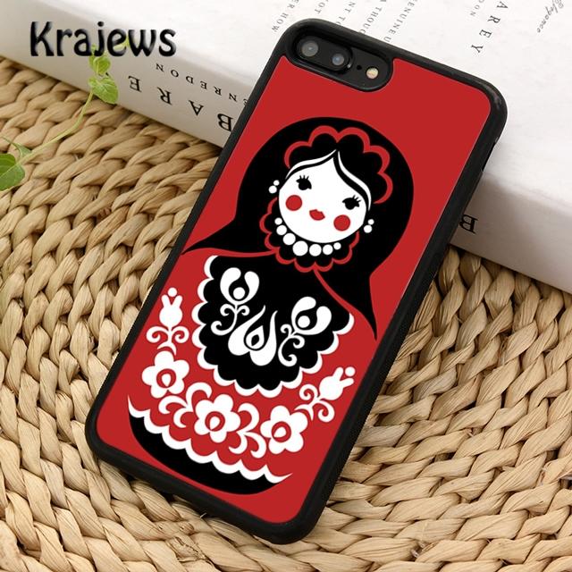 Cute Russian Dolls Matriochkas Phone Case Cover For iPhone 16 15 14 plus XS XR 11 12 mini 13 pro max coque Fundas