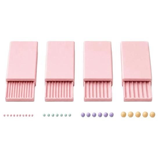 Miniature Decor Clay Tool 4Pcs 3D Print Gel Ball Maker Tools, Nail Art Bead Roller for Flowers, Reusable Machine 2/3/4/5 Mm Sphere Shaper Round