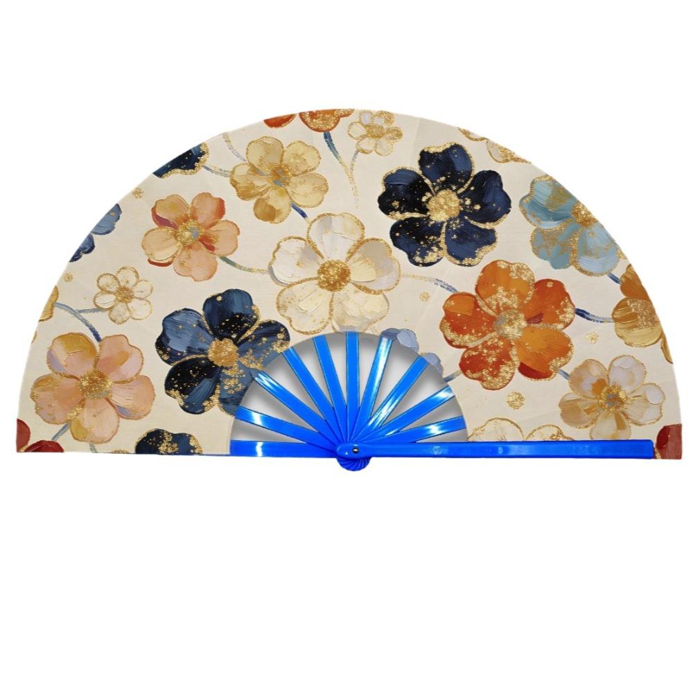 Handmade Portable Folding Fan Decorative Retro Handheld Fan Hanfu Accessories