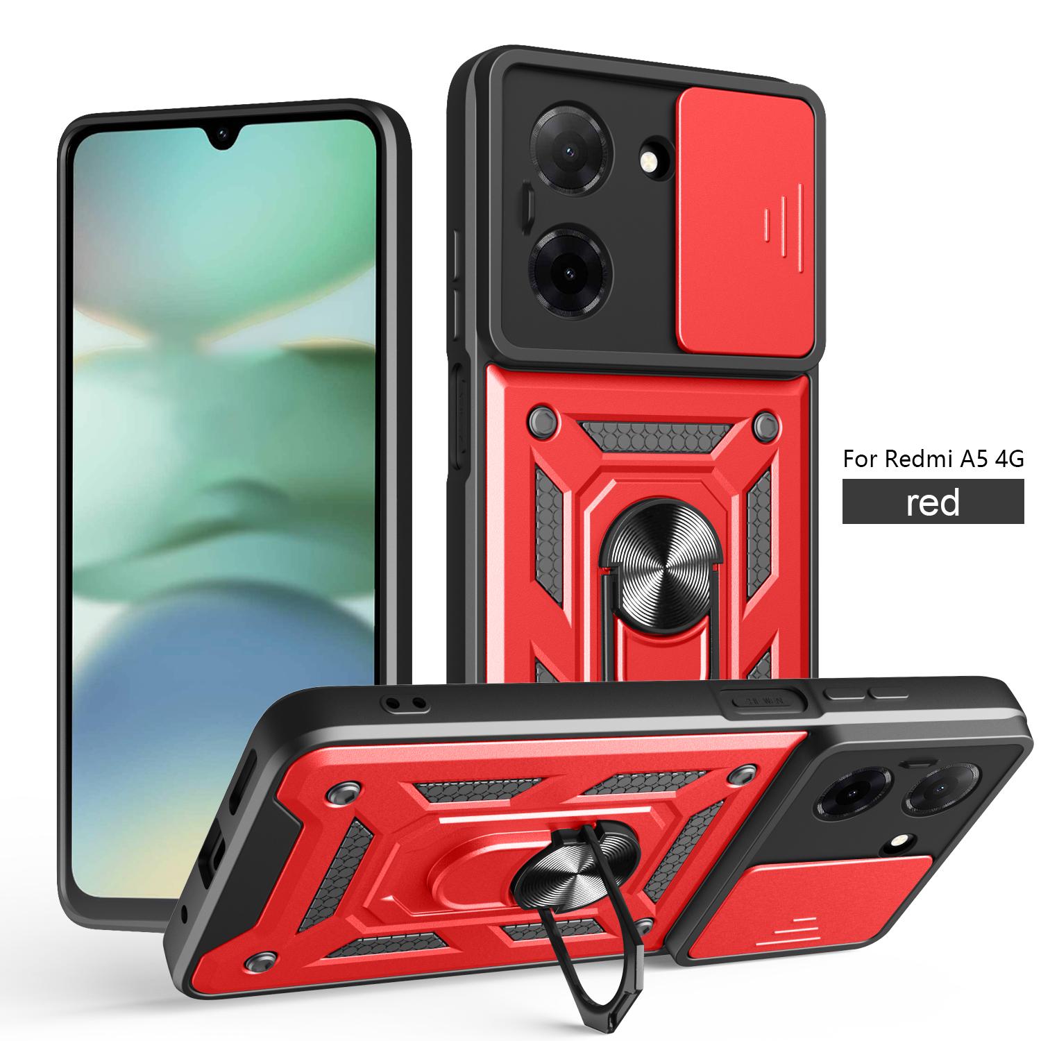 

For Xiaomi Redmi A5 4G Case Redmi A5 4G Cover Redmi A5 171 Magnetic Ring Holder Armor Phone Case Slide Camera Protect Back Cover Redmi A5 4G (EU 173mm)