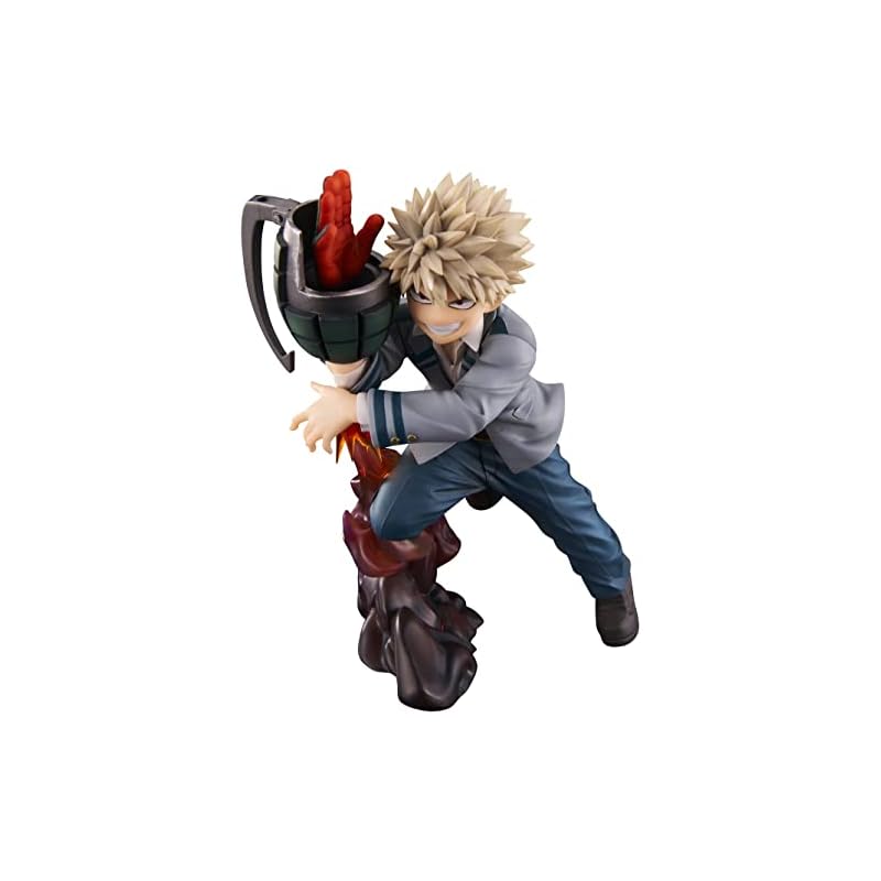 Union Creative My Hero Academia Intern Scale Figure: Katsuki Bakugo, Approximately 150mm, ATBC-PVC, Pre-painted, Complete Figure