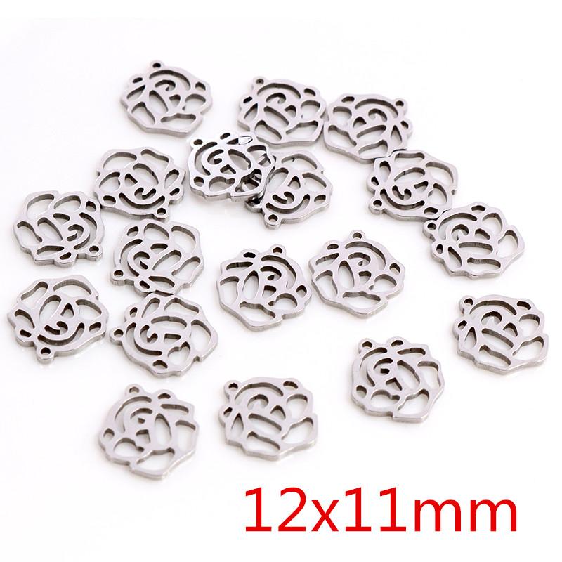 30pcs/lot No Fade Charms 316 Stainless Steel Butterfly tree heart Charms handmade Craft pendant Jewelry Making,DIY for necklace