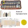 Cross-Border Pottery Tool Set: Double-Headed Carving Knife for DIY Clay Sculpture