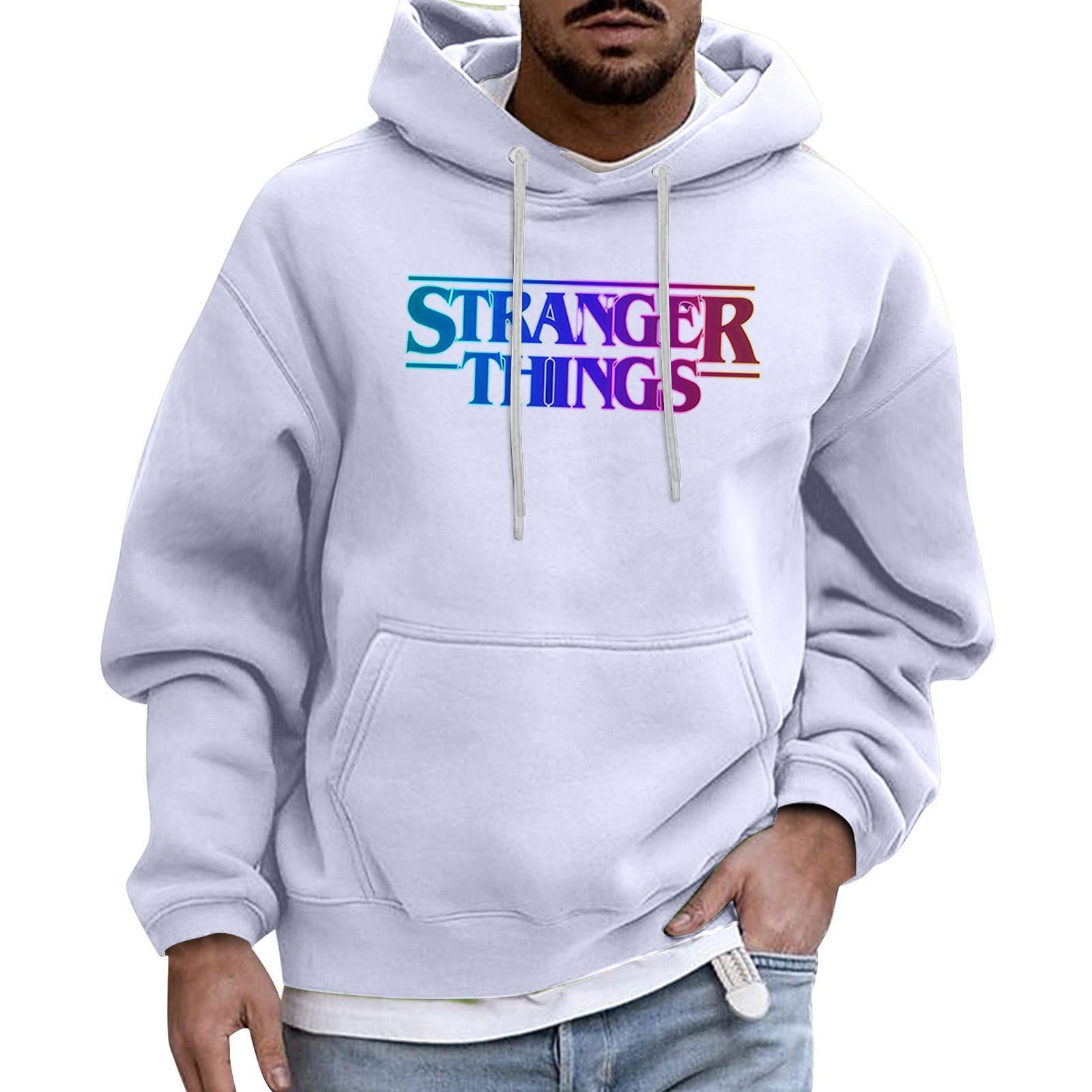 

Мужской Спортивный Повседневный С Длинными Рукавами С Карманом Капюшон Толстовка XL