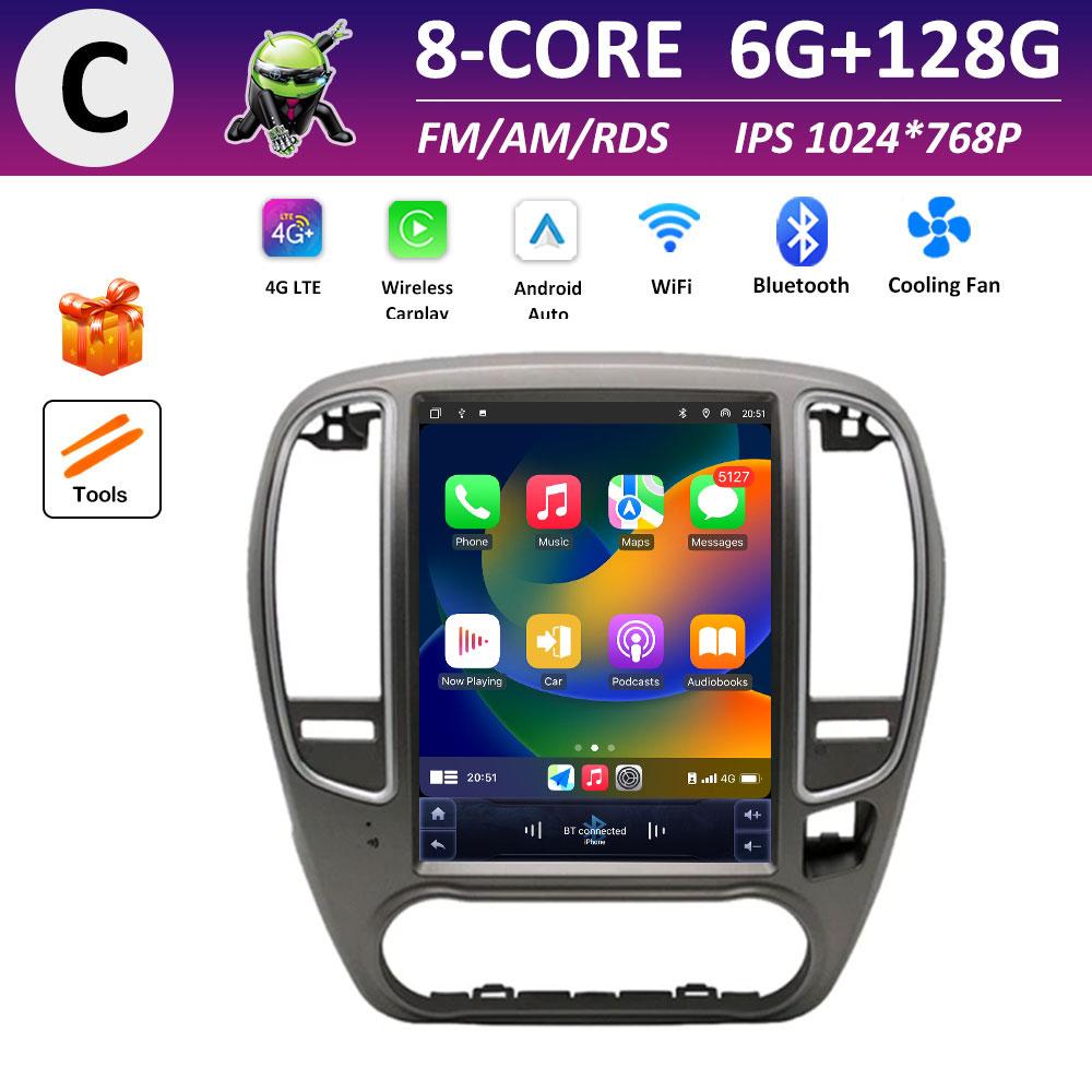 GPS Navigation Android OS for Nissan Bluebird Sylphy G11 2005 2006 2007 2008 - 2012 IPS Touch Screen DSP Stereo Wireless Carplay