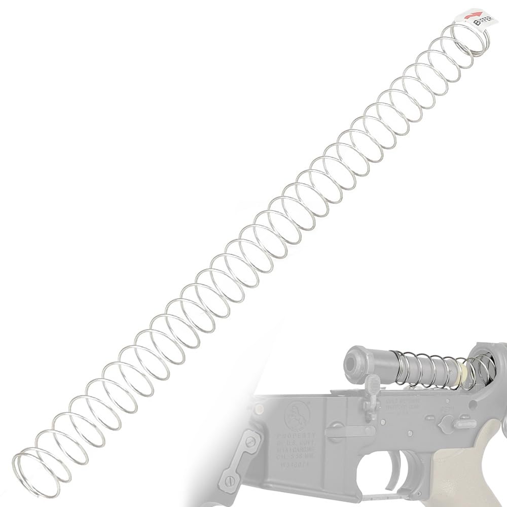ANGRY GUN Reinforced Steel Buffer Spring for Tokyo Marui GBB M4 Series (130% Recoil Spring)