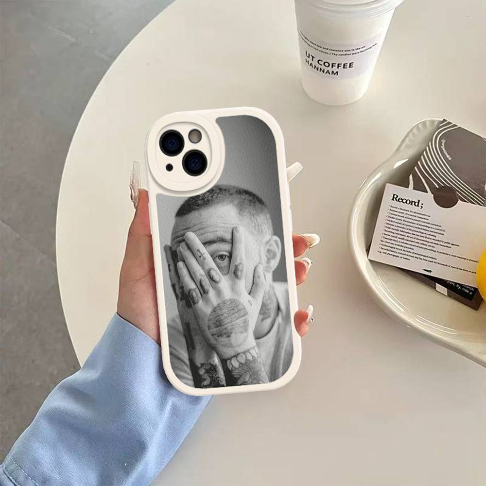 Cool M-mac Miller Phone Case For IPhone 16 15 14 11 12 13 Pro Max Plus Back Leather Shell