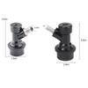 Replacement Dispenser Swivel Keg Ball Lock Disconnect Set Beer Keg Connector  Household