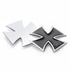 Car Styling 1813 Cross Badge Decoration Metal Sticker for Chevrolet Lada Cadillac Renault Toyota Suzuki Nissan Volvo Ford Jaguar R4