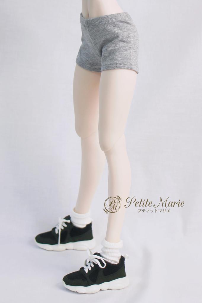 DD compatible length light fitness daily casual 60cm BJD doll clothes [Petite Marie] 1/3 1/4 leggings, gray, spats, pants, leggings, pants, pants,
