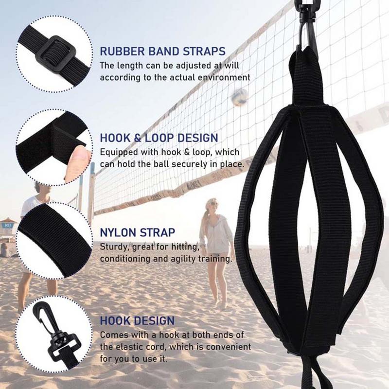 AKA Sports Gear Volleyball Spike Trainer (EVA Header Design, No Header Scrap) Split Pole With Question Mark Hook-Adjustable Volleyball Hitting Trainer Equipment For Serving, Spiking And Jump Training In Arabia - View #9