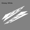 2PCS Motorcycle Front Fairing Decals Cool Motorbike Stickers Waterproof Electric Scooter Decor Stickers For Yamaha Suzuki Honda