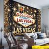 2D-Ebene einteilige Grußbotschaft aus Las Vegas Polyester Fotografie-Hintergrund Fahne Party-Foto-Hintergrund