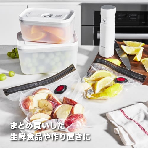ZWILLING Fresh & Save Vacuum Sealed Plastic Container, Large, Airtight Storage Container [Official Japanese Product] Fresh Save 36804-300