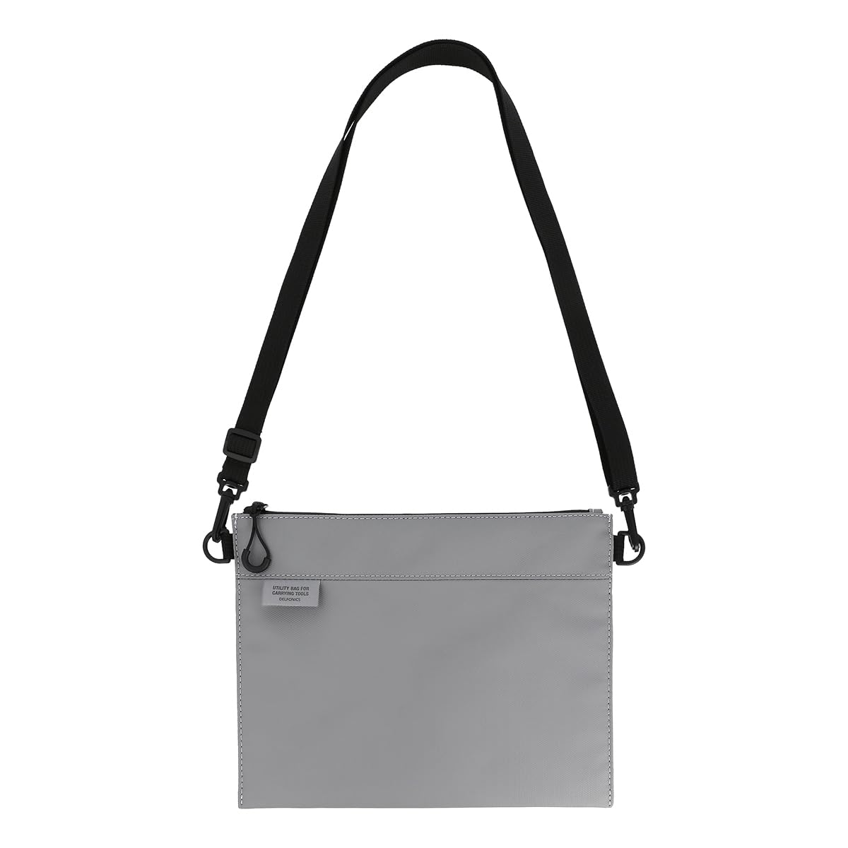 

Delfonics Sacoche Shoulder Bag, One-Shoulder, Water-Repellent, with Inner Carrying (Light Gray)