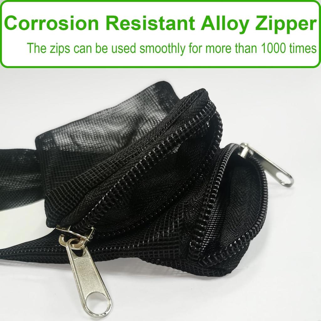 10 Pcs 3" X 4" Aquarium Filter Media Bags Small, Mini Fish Tank Media Mesh Filter Bags for Activated Carbon, Ceramic Media Rings, Mesh Reble Bags