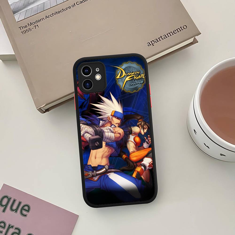 D-Dungeon A-And F-Fighter Phone Case For IPhone 16 15 14 13 12 11 Pro Max 7 8 6 6s Plus Matte Cover