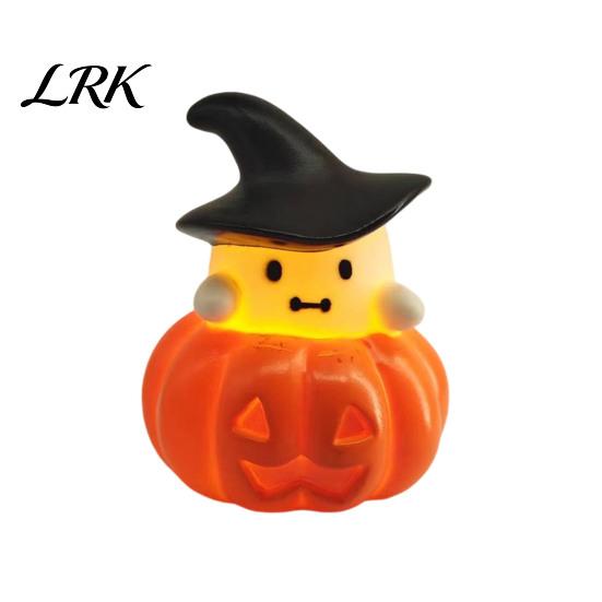Halloween Night Light 1/3Pcs Pumpkin Ghost Light, Spooky LED Bedside Lamp, Battery Operated Mini Table for Bedroom Party