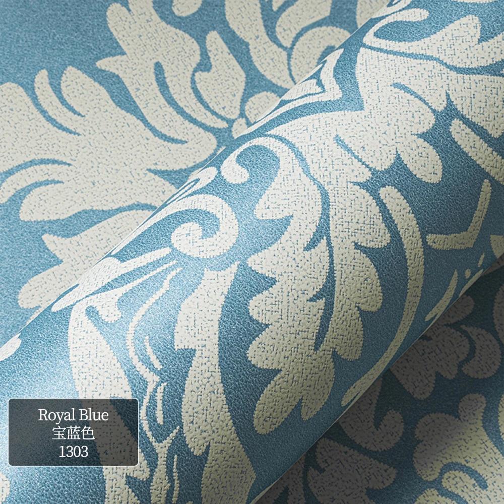 Netkané samolepicí tapety Evropský styl Velký květ Svislý pruh Domácí dekorace Tapeta Samolepicí