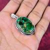 Copper Malachite Jewelry, 925 Solid Sterling Silver Pendant Handmade Gemstone Jewelry, Gifts For Wife Brand New Pendant