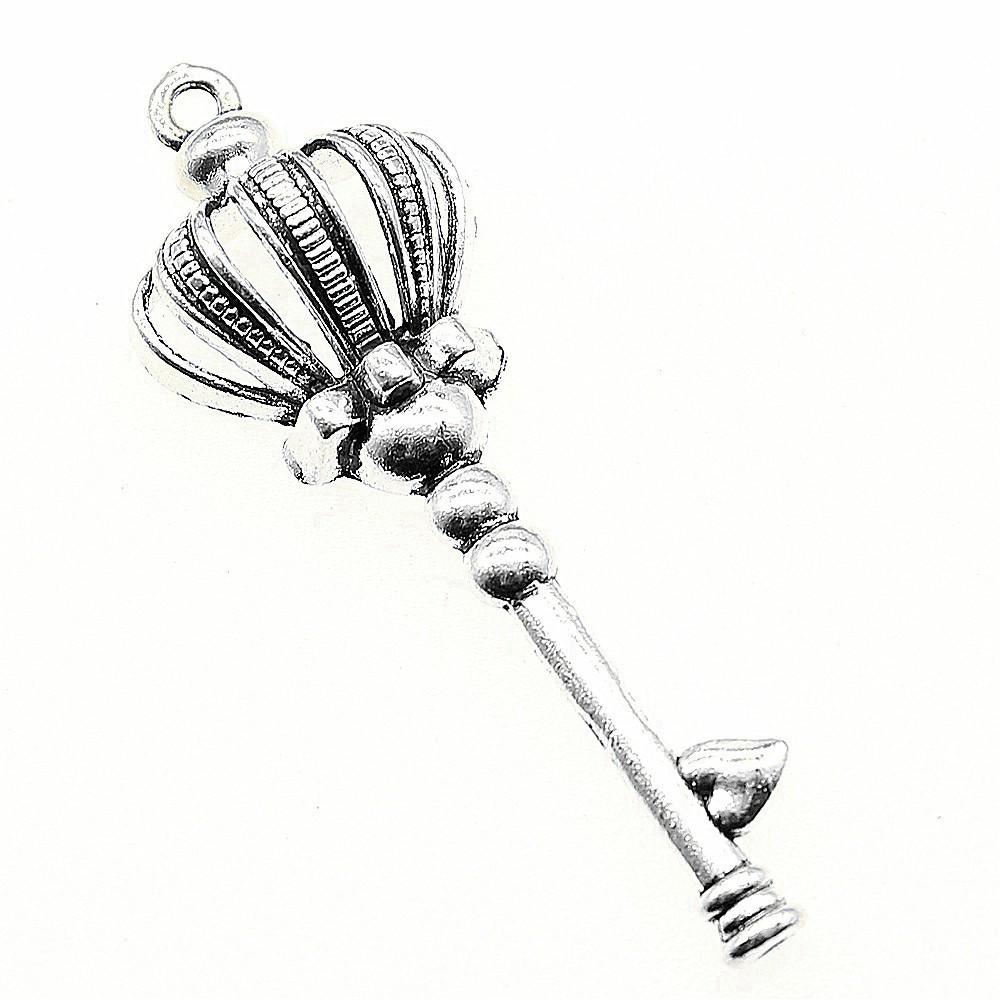 Key Charms Multi Color Alloy Key Tools Pendants For Gothic Themed Jewelry