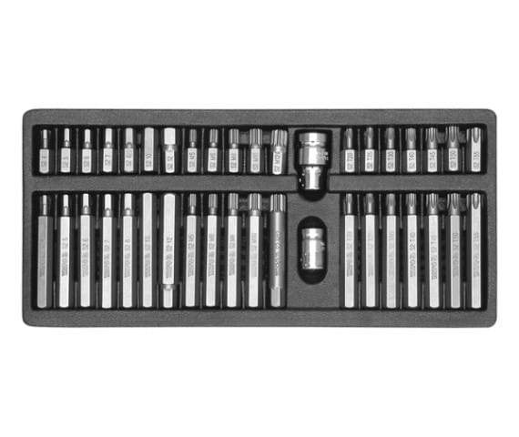 Yato Hex / Torx / Spline Bits Set 40 Pcs 0400