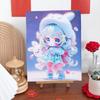 1 Set Diamond Painting Picture Durable Cartoon Design DIY Luminous Diamond Painting Kit