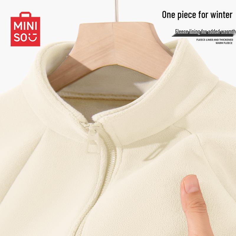 

MINISO Men s Winter Fleece Lined Jacket 3XL