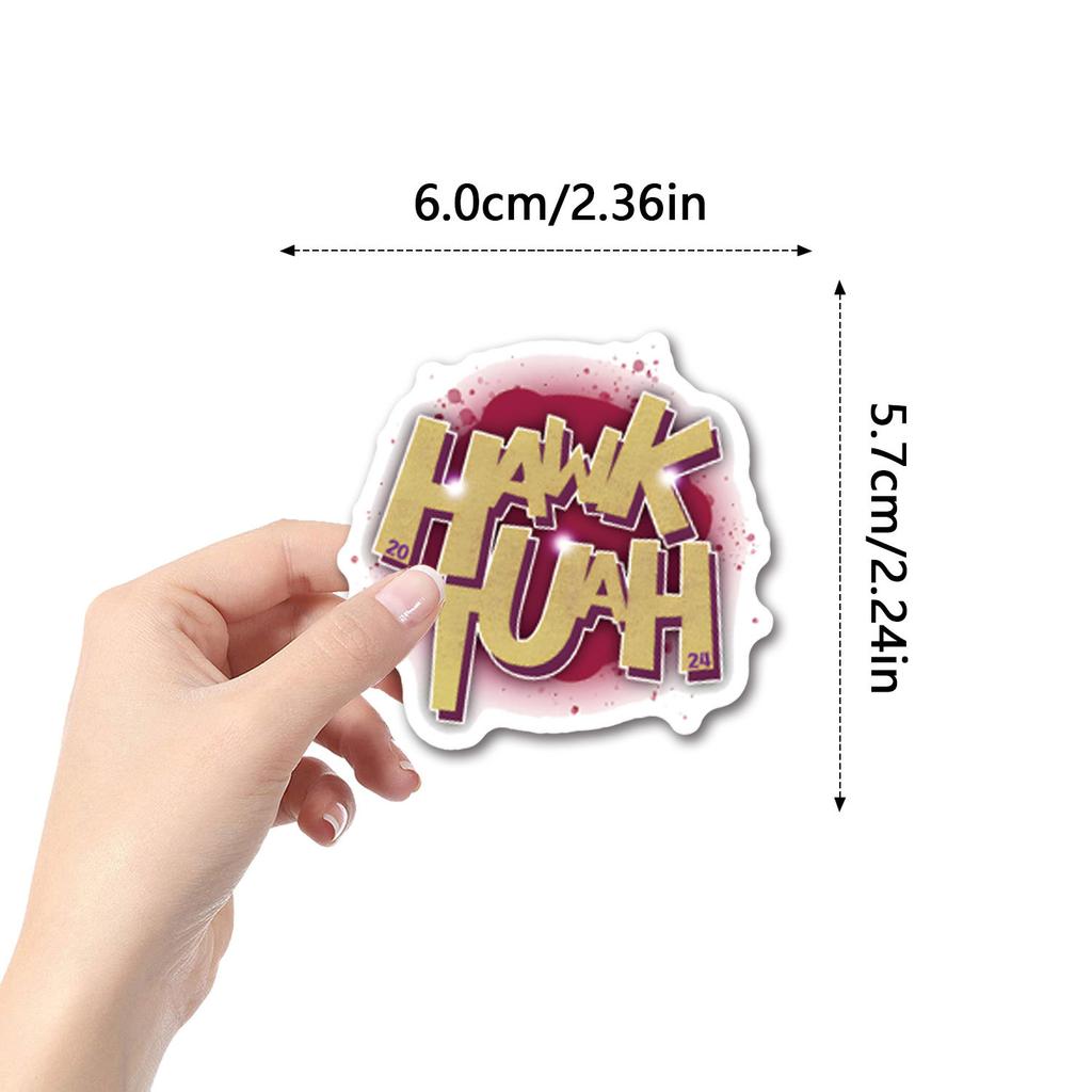 10/50pcs Hawk Tuah Spit on That Thang Stickers for Notebooks Stationery Scrapbook Kscraft Cute Sticker Scrapbooking Material Craft Supplies