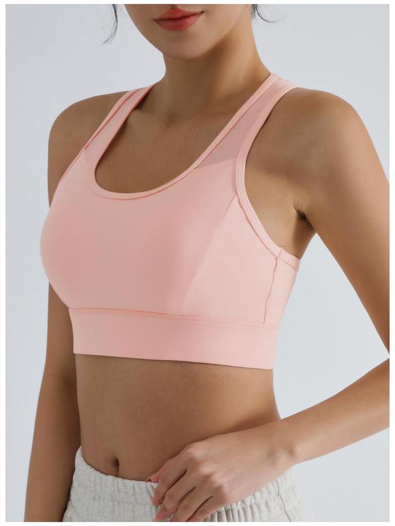 Dámská vysoce pevná nárazuvzdorná sportovní podprsenka s boční podporou a pevnými ramínky - Ideální pro běh a fitness