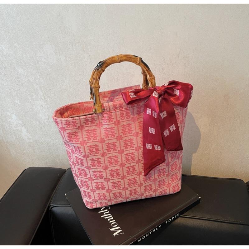 Wedding bag Large-capacity bag Women can usually use red envelopes to carry red wedding special women's bags Bridal bags