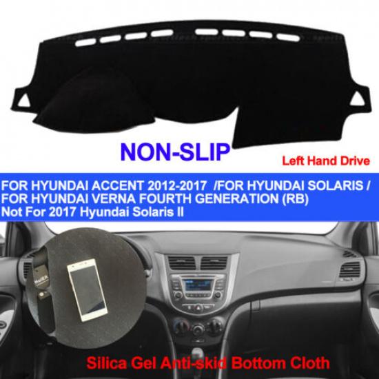 For HYUNDAI ACCENT 2012- 2014 2015 2016 2017 Dashboard Cover Dash Mat Dashmat