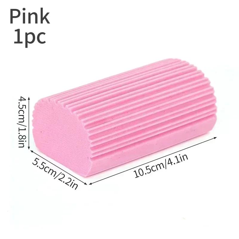 

Sponge Magic Dust Eating Sponge Cleaning Duster Sponges Reusable Eraser Brush Blinds Kitchen Window Cleaning Tools PINK,1PC