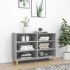 813183 vidaXL Buffet Sonoma Grey 103.5x35x70 Cm Chipboard