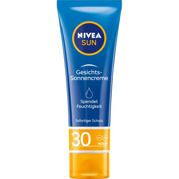 Солнцезащитный крем Nivea Sun Protection & Care для лица SPF30 50 мл