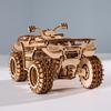 3D Stereo Wooden Beach Car Puzzle - DIY Educational Toy & Desk Ornament for Children