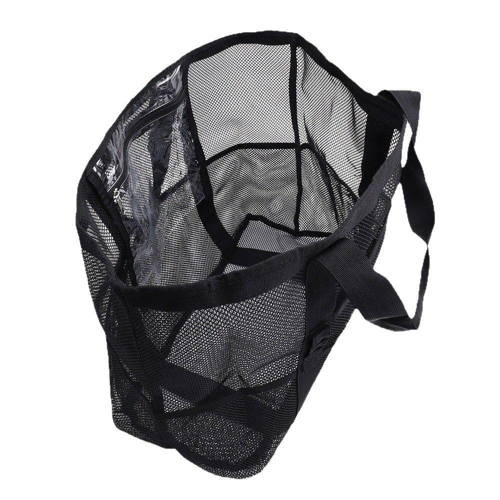 Large Capacity Mesh Beach & Wash Bag for Clothes, Toys & Storage