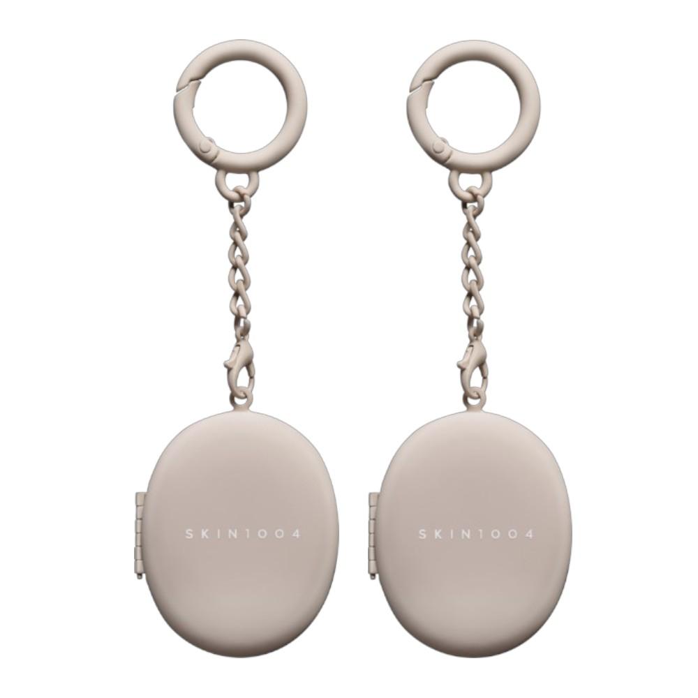 SKIN1004 Signature Mirror Keyring Set (2pcs) - Aesthetic Korean Design Accessory for K-Beauty Lovers