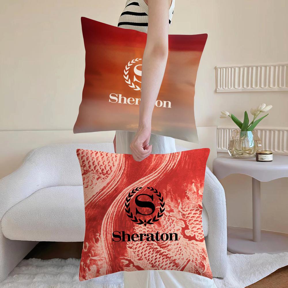 Federa Sheraton Hotel Moda Anti-acaro Cuscino Cerniera invisibile Peluche corto setoso Copricuscino per divano