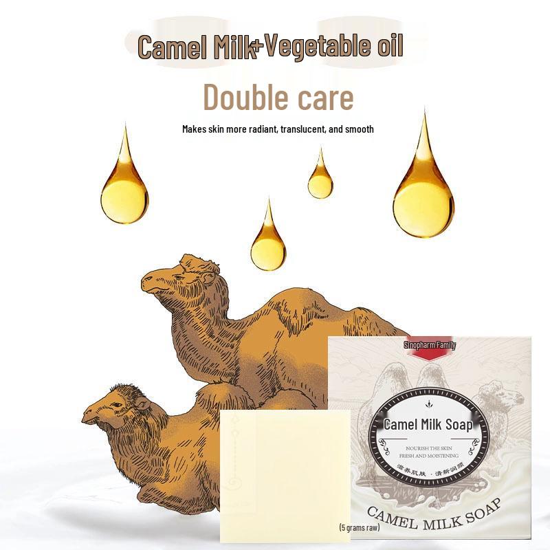 Camel Milk Essential Oil Handmade Soap - Moisturizing Cleansing Bar with Long-lasting Fragrance for Face and Body