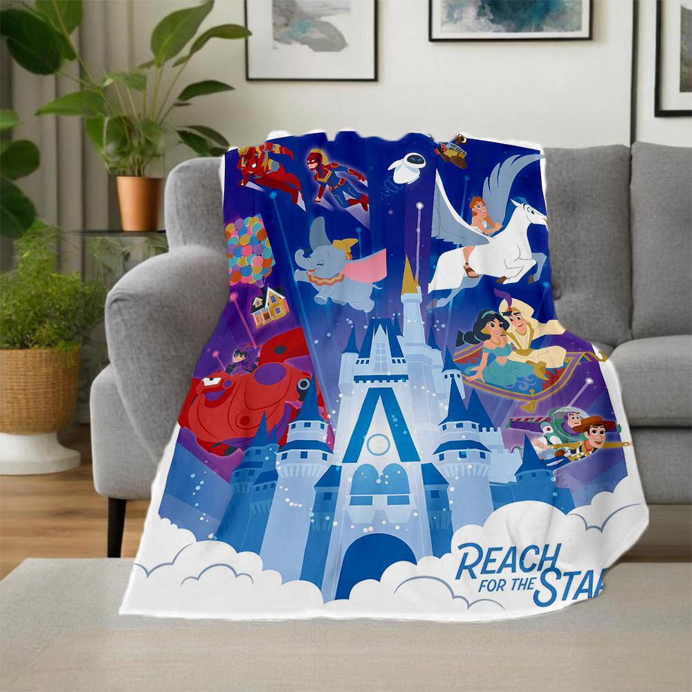 1pc, Disney Characters Blanket Perfect for Home Decor, Gift Idea, Seasonal Use, Living Room, Travel